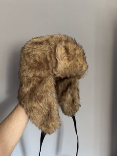 Crazy Y2k Mohair Fuzzy Hat Ushanka Punk Winter Ushaka Hat, Fur Ushanka, Ushanka Y2k, Fluffy Ushanka Hat, Fuzzy Hat, Fuzzy Ushanka, Fluffy Ushanka, Brown Ushanka Hat, Y2k Ushanka