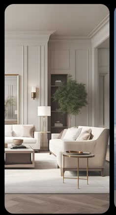 the living room is clean and ready to be used as an office or sitting area