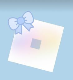 an image of a square with a bow on it