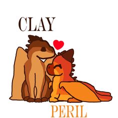 Cute Clay & Peril Wings of Fire Fanart! Clay And Peril, Peril And Clay Wings Of Fire, Wing Of Fire Fanart, Wings Of Fire Clay X Peril, Clay X Peril, Peril Wings Of Fire Fanart, Clay X Peril Wof, Wings Of Fire Peril, Peril Wings Of Fire
