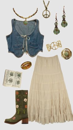 70s boho hippie outfit #outfitinspo #vintage #hippie #boho #70s Hippie Costumes, 70 Summer Outfits, Outfit 70, Boho Hippy Outfits, 70s Fashion Inspo Women, Outfits Hippies, Retro Outfits 70s Hippie, 70s Summer Fashion Vintage, 70s Outfit Inspo Women