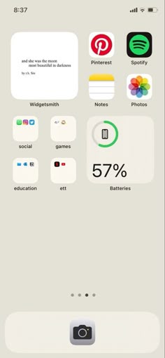 an iphone screen with various icons and numbers on the phone's back side, including different