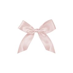 a pink bow on a white background