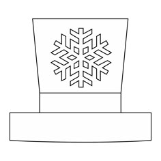 a snowflake on top of a ribbon