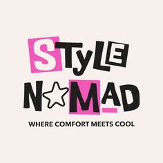 Craft your brand identity with this playful and stylish monogram logo design template, fully editable to match your vision. Ideal for showcasing your brand’s unique personality and charm in a bold and creative way. __ #kittl #kittldesign #kittlai #logodesign #logo #illustration #graphicdesign #designtool #vectordesign #designinspiration Text Based Logo, Pop Art Logo Design Branding, Colorful Streetwear Logo, Nomad Logo Design, Nomad Brand Logo, Nomad Graphic Design, Nomad Logo Ideas, Nomad Logo Png, Nomad Logo Vector