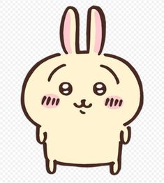 a white rabbit with pink eyes and ears