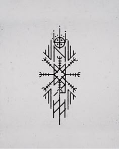 a black and white drawing of an intricate design