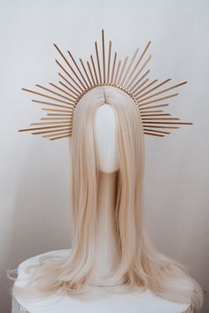 This Tiaras item by CarbickovaCrowns has 7402 favorites from Etsy shoppers. Ships from Czech Republic. Listed on Sep 28, 2024 How To Make A Halo, Halo Crown Drawing, Sun Crown Headpiece, Diy Halo Crown, Diy Halo Crown Angel, Diy Halo, Golden Headress, Gold Sun Headpiece, How To Make A Halo Headband