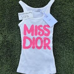 Miss Dior Tank Top for Sale in Queens, NY - OfferUp Miss Dior Tank Top, Dior Tank, Pink Dior Tank, Dior Tank Top, Colorful Dior Tank Top, Pink J'adore Dior Tank Top, Jadore Dior Tank Top, Christian Dior Graffiti Top Vintage, Christian Dior Tank Top