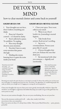 How to clear mental clutter and come back to yourself Things To Do To Clear Your Mind, Things To Clear Your Mind, How To Clear Ur Mind, How To Cleanse Your Mind, Mind Cleansing, How To Clear Your Mind Thoughts, Mental Cleanse, How To Clear My Mind, How To Clear Mind