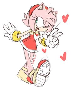 a drawing of a cartoon character holding a baseball bat and wearing a red shirt with the word