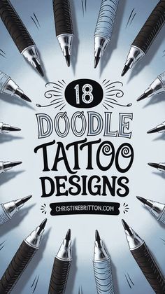 18 Easy Doodle Tattoo Designs That Are Totally Adorable 🖌️😍