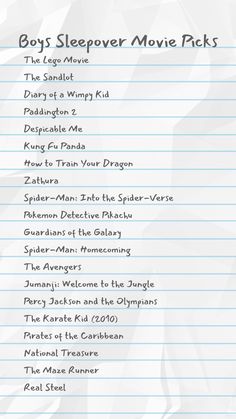 Don’t waste time guessing what to watch. This list of movies for a boys sleepover is packed with can’t-miss picks. We’ve got PG and PG-13 favorites that boys ages 6 to 13 will love. These are perfect for winding down or turning your living room into a movie theater. Great for cousins, besties, or a bday sleepover. Add these to your sleepover essentials so you’re never stuck again. Great for what to watch at a sleepover and quiet things to do at a sleepover. Sleepover Essentials, Boys Movie Night Ideas, Sleepover Ideas For Kids, Boy Sleepover, Movies For Boys, Math Methods, Sleepover Activities, Fun Activities To Do, Fun Games For Kids