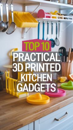Today, we’re looking at 10 practical 3D printed kitchen gadgets that will save you time, space, and even a bit of frustration. Let’s get cooking! 3d Printer Cool Ideas, 3d Print Must Haves, Funny 3d Printed Things, Useful Things To Make With 3d Printer, 3d Printer Items, 3d Printing Cool Ideas, Things To Make With 3d Printer To Sell, 3d Printed Must Haves, 3d Printed Fridge Organizer