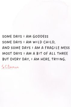 an image of some days i am goddess