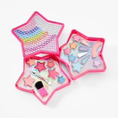 Claire's Makeup Kit, Claire's Club Rainbow Bling Star Makeup Set, Claire's Makeup Sets, Claire's Star Makeup, Claire's Star Makeup Set, Claires Makeup, Claires Stuff, Claires Makeup Palette, Star Makeup Kit