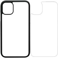 the back and side view of an iphone case with a clear screen on top of it