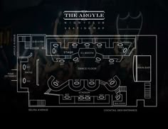 the argyle night club seating map