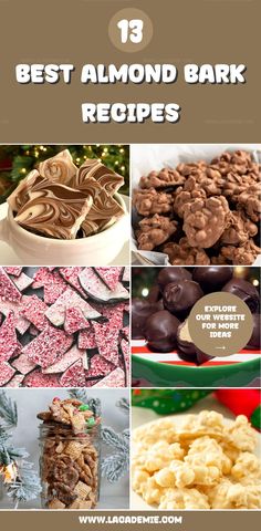 the top 13 best almond bark recipes for christmas and new year's eves