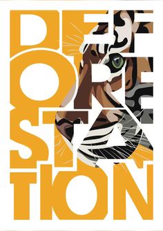 a tiger with the words be bold on it's face in yellow and white