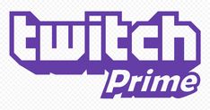 the logo for switch prime, which is purple and white with words that say it's