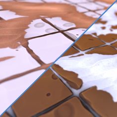 two different views of the same tile surface