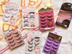 Gyaru False Lashes + Where to Buy Them - Hello Lizzie Bee Gyaru Without Lashes, Kawaii Eyelashes, Gyaru Makeup Products, Gyaru Makeup Essentials, Gyaru Lashes, Gyaru Makeup Brands, Gyaru Makeup Palette, Gyaru Eyelashes, Japanese False Lashes