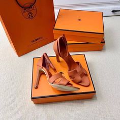 #hermes #highheels #hermesoran #shoes #hermessandals #sandal #birkin #hermesbags #hermessandals #kelly #shoeshighheels #luxurybag #luxury #aesthetic Hermes Legend Sandals, Hermes Extra Sandal, Hermes Winged Sandals, Hermes Orange Shoes, Hermes Ladies' Sandal, Hermes Oran, Hermes Shoes, High Heel Shoes, Luxury Bags