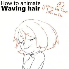 How To Animate Anime, How To Animate Hair, Hair Animation Tutorial, Csp Animation, Digital Art Tutorial Step By Step, Animation Reference Step By Step, Easy Animation Ideas, How To Animate, Animation Steps