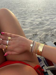 gold girl <3 Beachy Gold Bracelets For Vacation, Gold Stackable Jewelry For Beach, Gold Jewelry Summer, Gold Stackable Jewelry For The Beach, Gold Bracelets For Summer Vacation, Gold Jewelry For Summer Beach, Summer Gold Stackable Jewelry, Summer Beachy Gold Jewelry, Gold Stackable Beach Jewelry