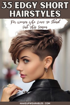 Edgy Short Hairstyles For Women