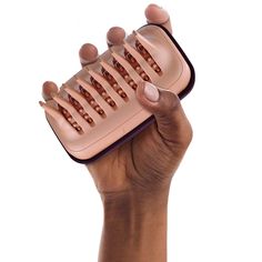 Industrial Design Case Study: A Comb Specifically for Black Peoples' Hair - Core77 Combs For Natural Hair, Black And Wood Comb Design, Wooden Afro Combs, Minimalist Hair Tools Design, Unique Comb Designs, 3d Printed Comb, Essential Afro Grooming Accessory, Wooden Comb With Black Design, Wooden Comb For Black Hair