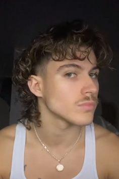 The Best 25 Modern Mullet Haircuts for Men (Detailed Gallery) | Heartafact Classic Country Mullet, Modern Mullet Thick Hair Men, Mullet Front View, Messy Middle Part Modern Mullet, 80s Mullet Guys, Men’s Hairstyles Modern Mullet, Men’s Haircut Modern Mullet Curly, 70s Haircuts, Military Mullet Haircut