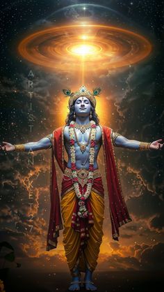 an image of the god with his arms outstretched