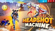 an image of a game with the title headshot machine