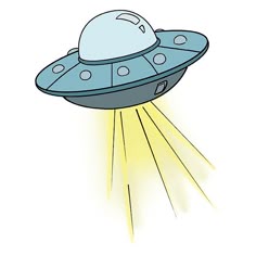 an image of a cartoon flying object