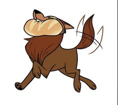 an image of a cartoon dog running