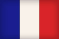 the flag of france is shown in red, white and blue