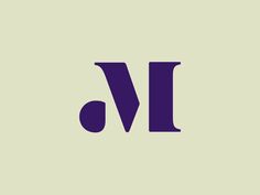 Letter M Logo / Purple Logo / Minimalistic Logo / Performing Arts Logo / Mayo Performing Arts Cen...