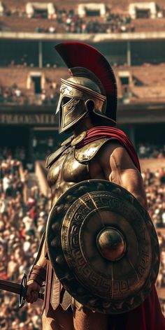 Gladiator Aesthetic Wallpaper, Gladiator Photos, Roman Warrior Aesthetic, Roman Gladiator Wallpaper, Spartan Colosseum, Spartan Background, Spartan Aesthetic, Spartan Rome, Ancient Roman Gladiator Art