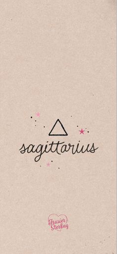 the cover of sagittrous, which is written in black and pink ink