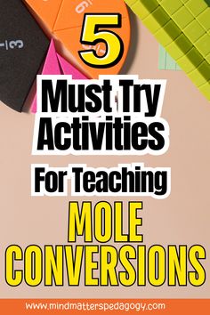five must try activities for teaching middle school students to use the 5 most common math skills