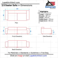 dimensions of sofa