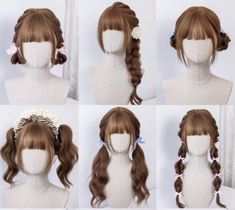 Cool Hair Designs, Find Hairstyles, Kawaii Crafts, Friends Hot, Japanese Hairstyle, Hair Up Styles, Hair Designs, Up Hairstyles, Hair Tutorial