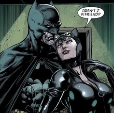 an image of batman and catwoman on a cell phone with the caption that reads,