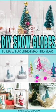 snow globe crafts for teens or adults
