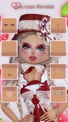 Youtube @rinadtiii Costume Faces Dress To Impress, Christmas Custom Makeup Dress To Impress, Face Dress To Impress Ideas, Custome Makeup Dress To Impress, Roblox Dress To Impress Custom Makeup, Makeup Combos Dress To Impress, Makeup Ideas Dti, Dress To Impress Face Combos Halloween, Dti Face Ideas Custom