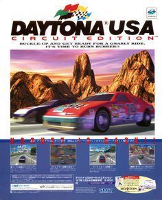 the coverart for the game daytona usa circuitedition