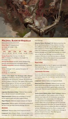 Dnd Revenant Race, Genies Dnd, Bbeg Ideas Dnd, Dnd Monster Sheets, D D Homebrew Monsters, Dnd Statblocks, Dnd Stat Block, Dnd Mobs, Dnd Enemy