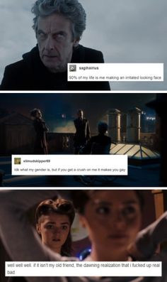 the doctor who is talking to each other